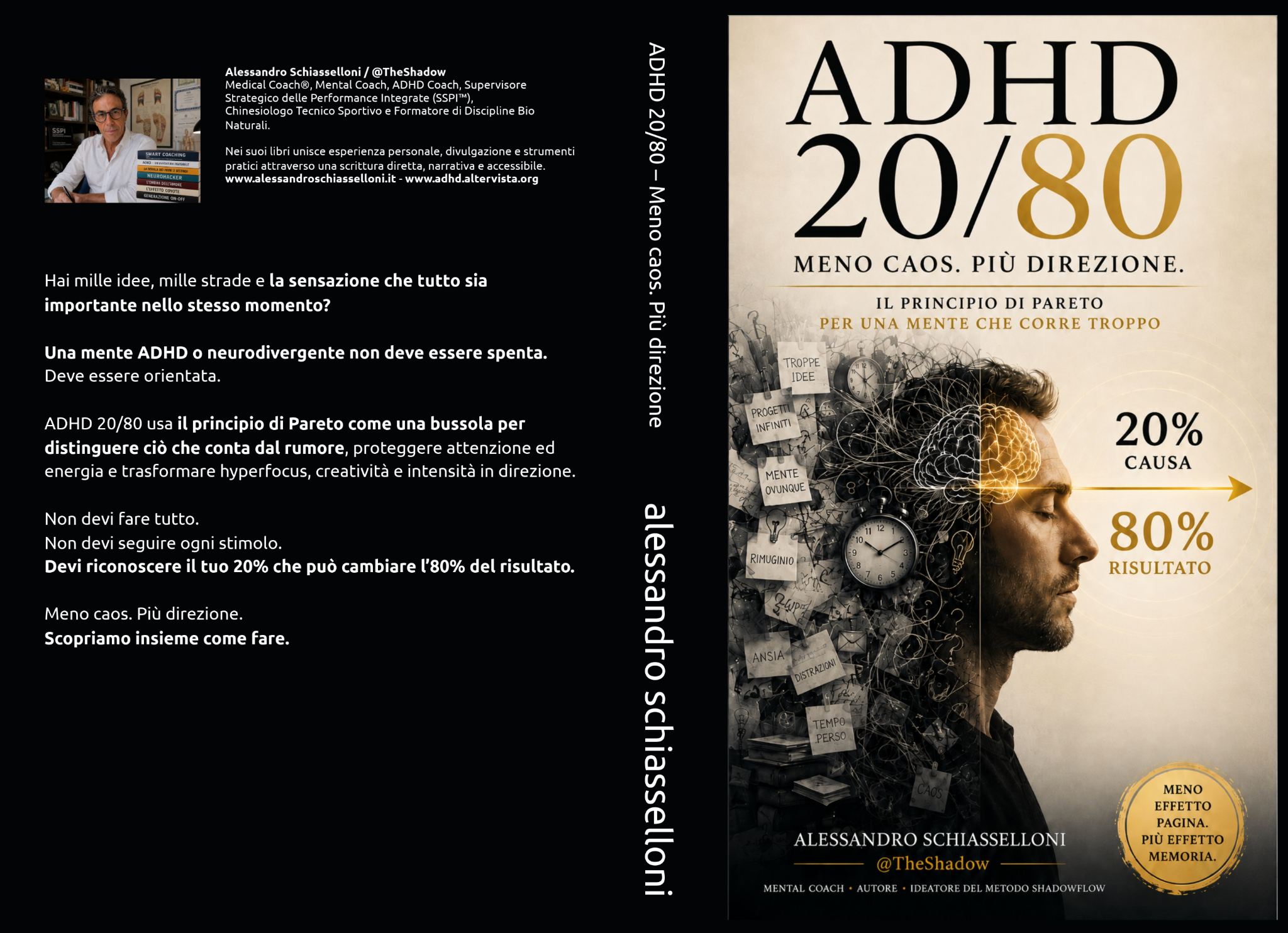 Copertina completa di ADHD 20/80